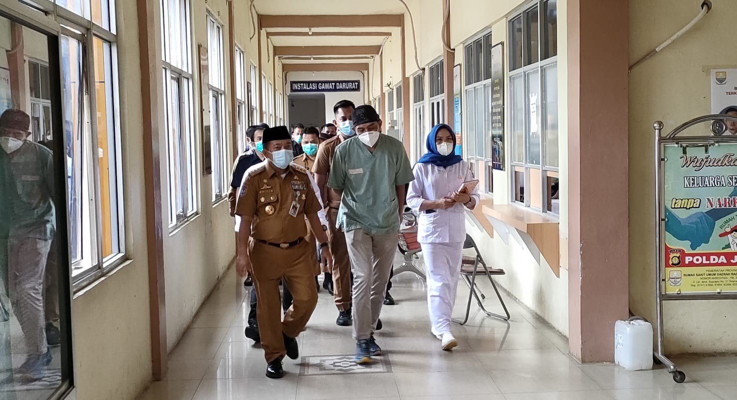 Mendadak, Gubernur Al Haris Datangi RSUD Raden Mattaher