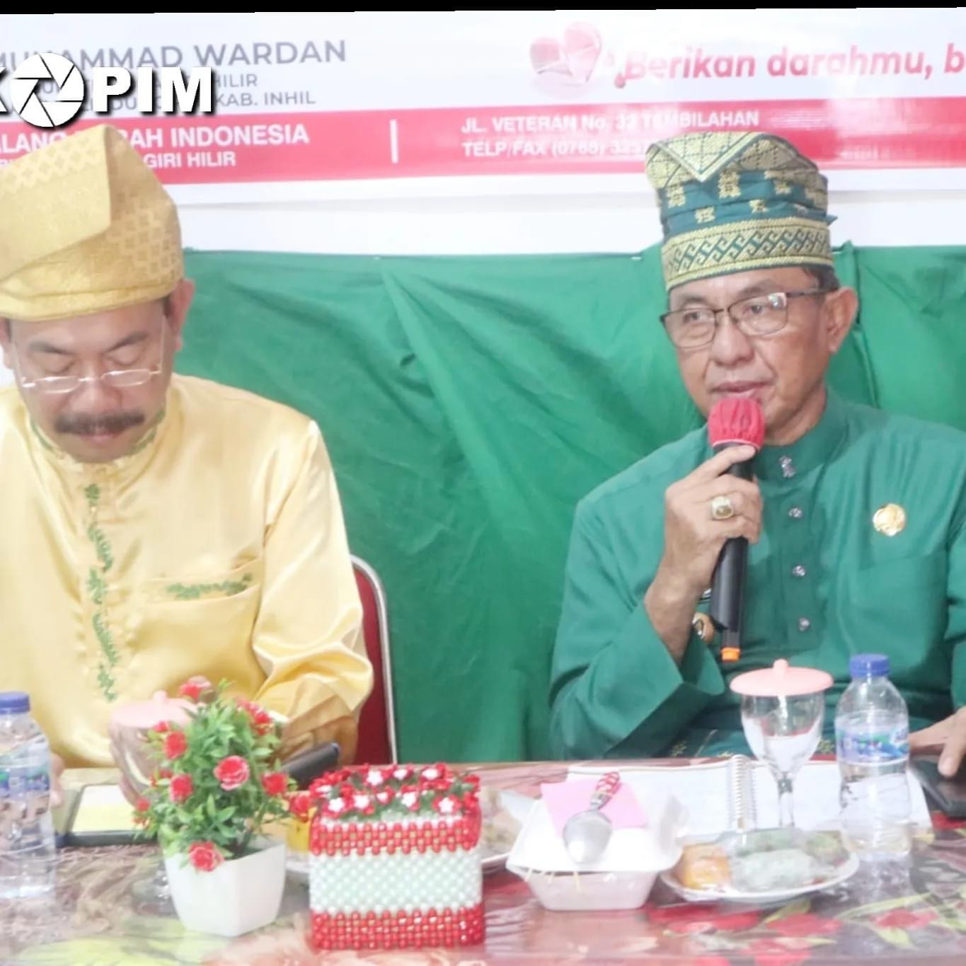 Bupati Wardan Hadiri Ramah Tamah PMI Inhil 