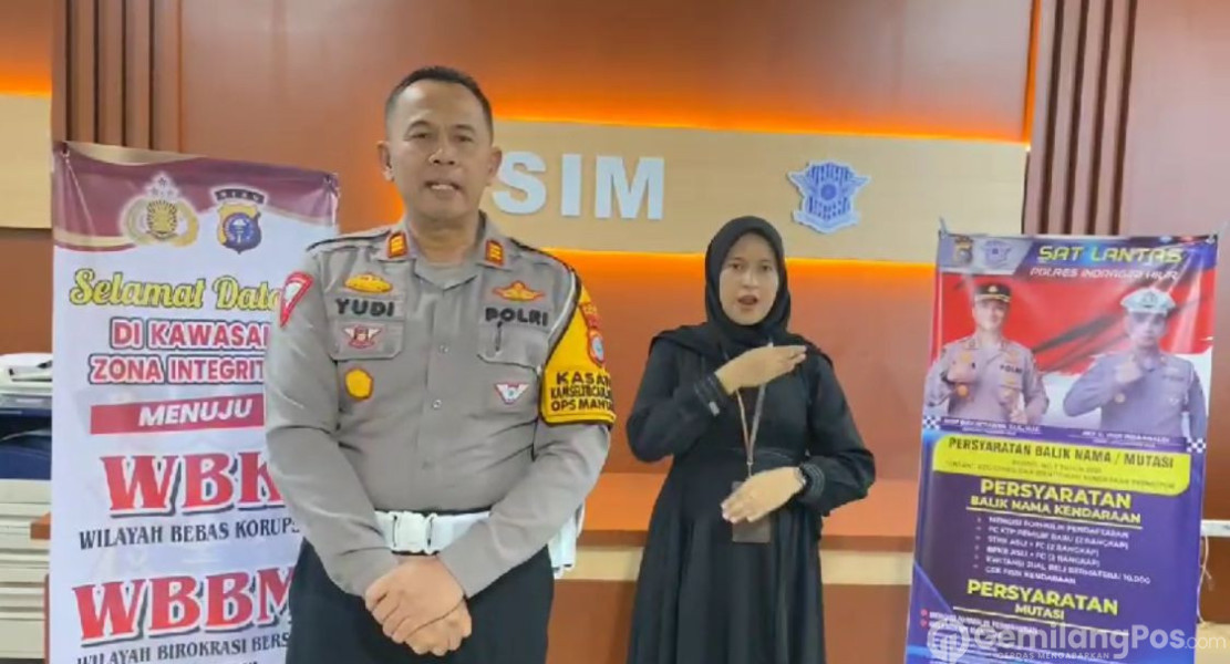 Menuju WBK dan WBBM, Satlantas Polres Inhil Berikan Pelayanan Khusus Pembuatan Sim D Bagi Disabilitas