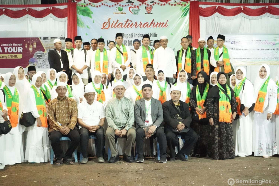 Pj Bupati Inhil Lepas Jamaah Umroh Nursa Tour