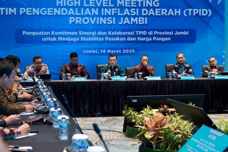 Ketua DPRD Provinsi Jambi Hadiri Rapat Tingkat Tinggi Pengendalian Inflasi Daerah