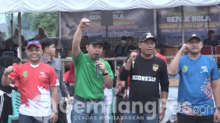 GALERI: Pj Bupati Inhil Resmi Tutup Turnamen Sepakbola Bagan Jaya CUP 2024