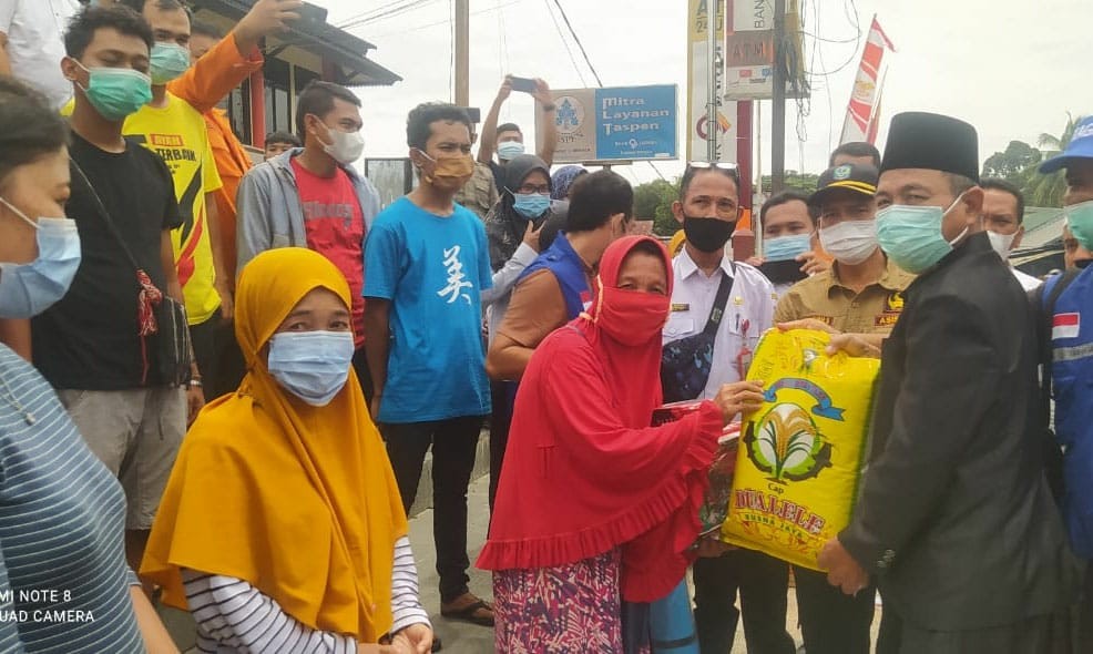 H Mashuri, Santuni 47 Pedagang Korban Kebakaran