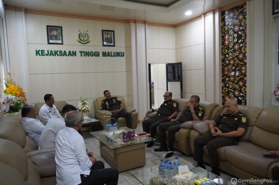 Kajati Agoes Beserta Jajaran Sambut Baik Kunjungan Silaturahmi Kepala BPKP Perwakilan Maluku