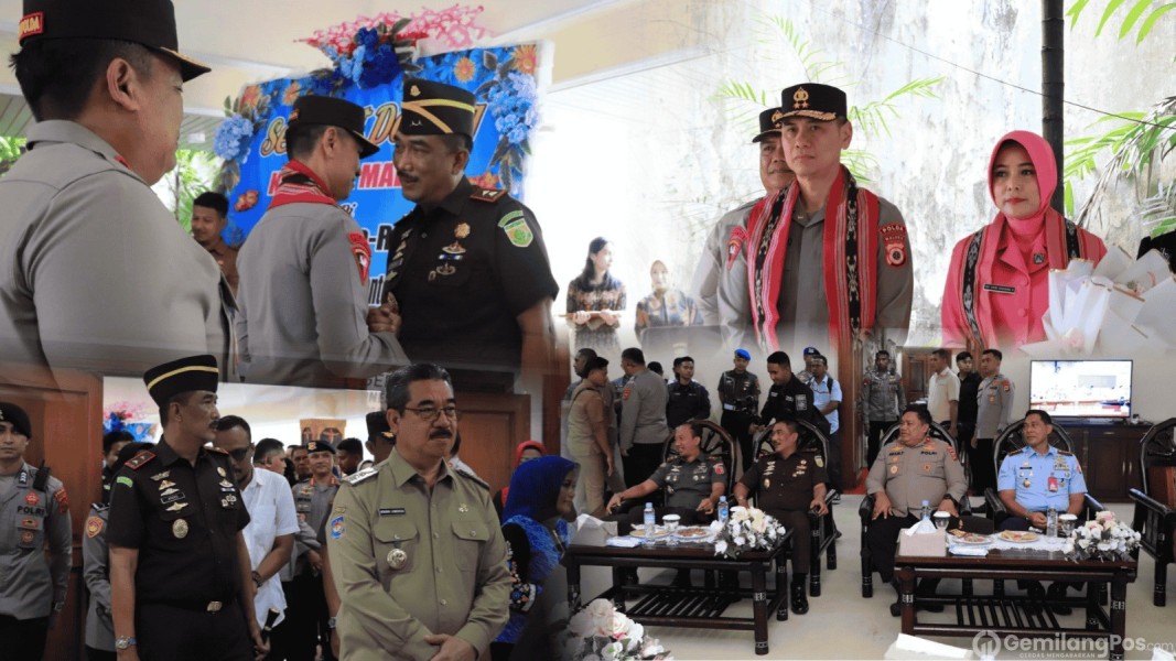 Sambut Kapolda Baru, Kajati Maluku Agoes SP Bersama Jajaran Forkopimda Antusias