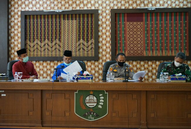 Era New Normal, Peringatan HUT ke-75 RI di Kabupaten Siak Dilaksanakan Khidmad dan Sederhana