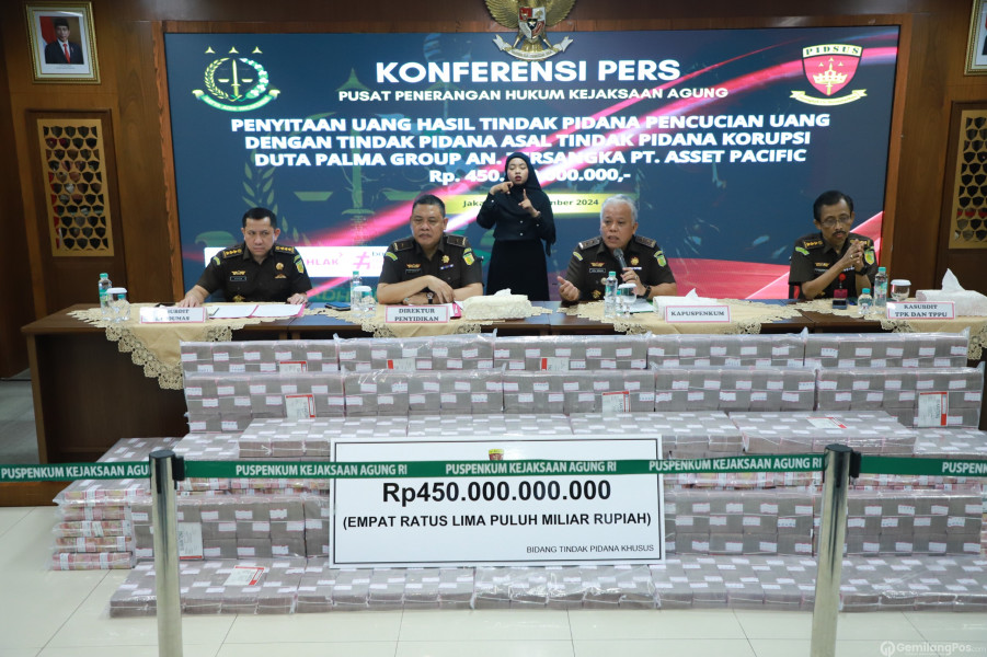 Penyitaan Uang Rp450 Miliar dalam Perkara PT Duta Palma Korporasi