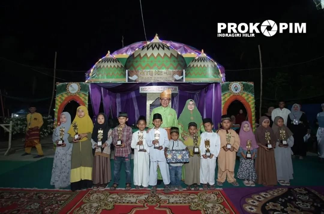 Bupati Wardan Tutup Resmi MTQ ke-III Dusun Bahagia