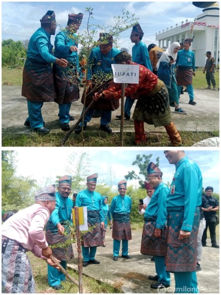 Program Riau Hijau! Bupati Melaui DLH Rohil Terbitkan SE Gerakan Penanaman Pohon Bagi ASN dan PTT