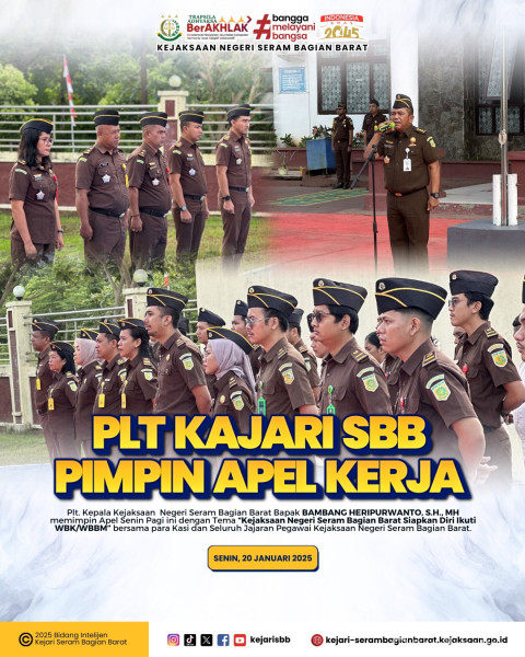 Bambang Heripurwanto Pimpin Apel Pagi