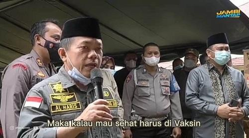 Gubernur Jambi, Al Haris Ajak Anak-Anak untuk Vaksin