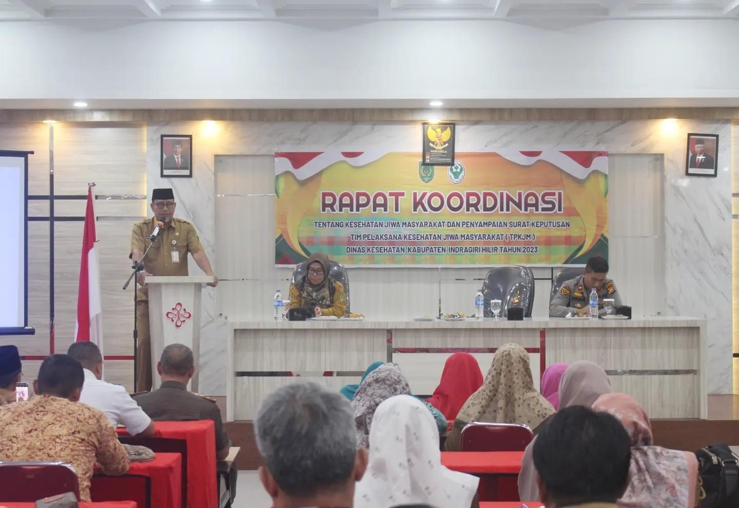 Bupati Inhil Hadiri Rakor Kesehatan Jiwa Masyarakat dan TPKJM