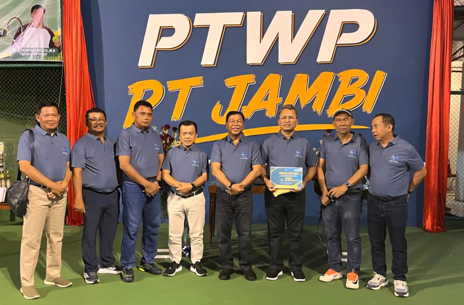 Prim Haryadi Resmikan Lapangan Tenis Baru Pengadilan Tinggi Jambi, KPT Cup 2026 Jadi Ajang Pererat Silaturahmi
