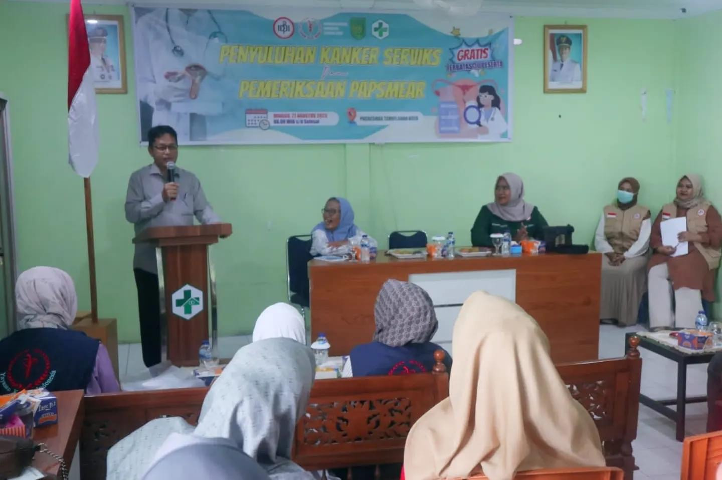 Bupati Inhil Buka Acara Penyuluhan Kanker Serviks