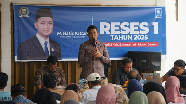 Ketua DPRD Provinsi Jambi Hafiz Fattah Serap Aspirasi Warga Mendalo Darat