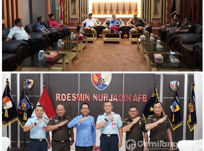 Kepala Kejaksaan Tinggi Riau Terima Kunjungan Kerja dan Sekaligus Silaturahmi Kabinda Riau