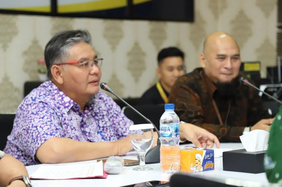 Setda Inhil Hadiri Rakor Pengamanan Penerimaan Pajak Pusat dan Daerah serta Monitoring Evaluasi PKS