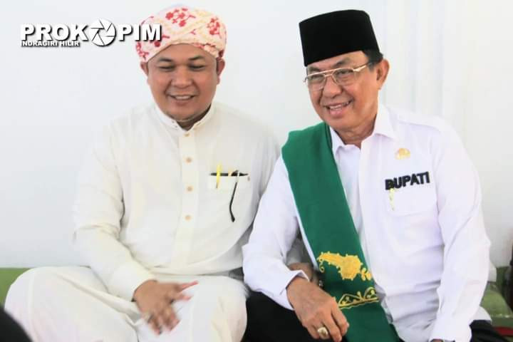 Bupati HM Wardan Hadiri Peringati Maulid Nabi Muhammad SAW 1444 H di Desa Tekulai Hilir