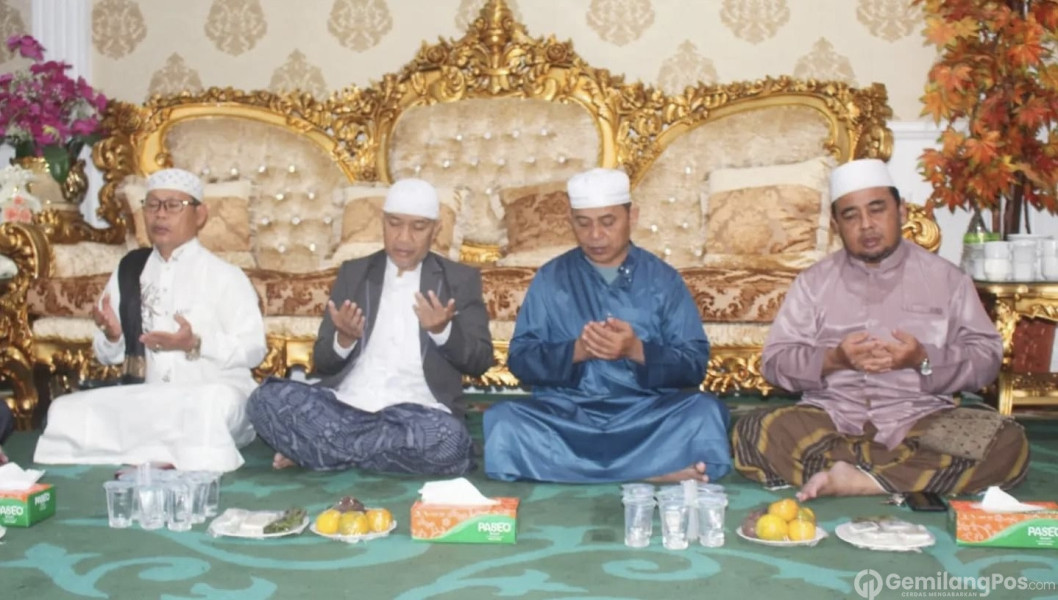 Syukuran dan Doa Bersama Pj Bupati Inhil Dengan Alim Ulama dan Tokoh Masyarakat Inhil