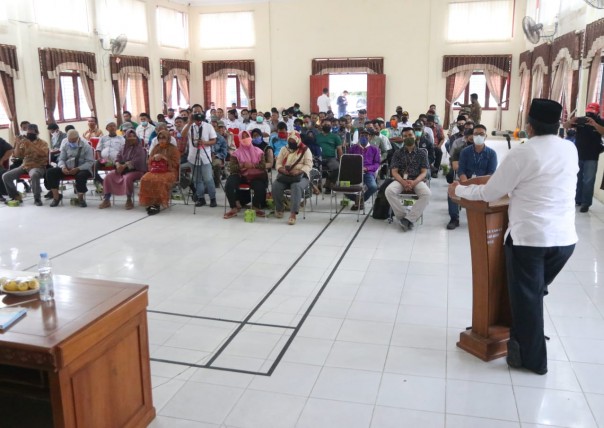 Bupati Alfedri Harap Program KUR di Sungai Apit Terserap Dengan Baik