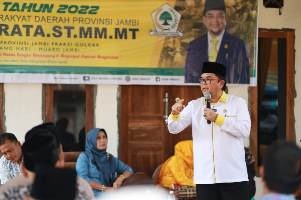 Anggota DPRD Provinsi Jambi Ivan Wirata Serap Aspirasi Masyarakat Kecamatan Maro Sebo