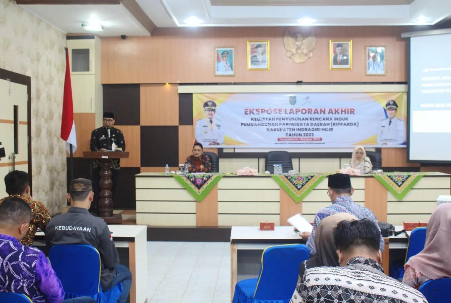 Sekda Inhil Buka Ekspose Laporan Akhir Penyusunan RIPPARDA