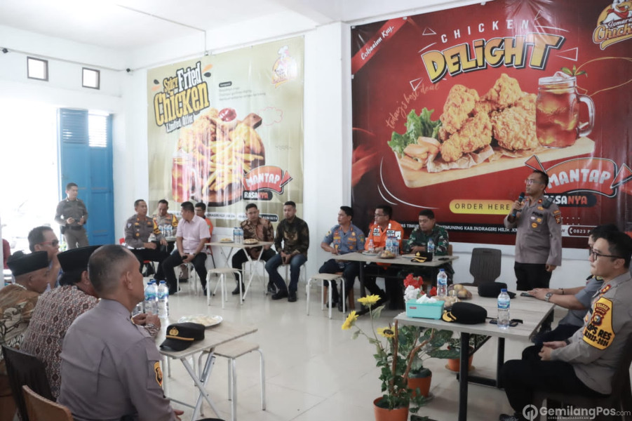 Kades dan Lurah se-Kemuning Minta Penambahan Rambu Lalu Lintas Pada Polres Inhil