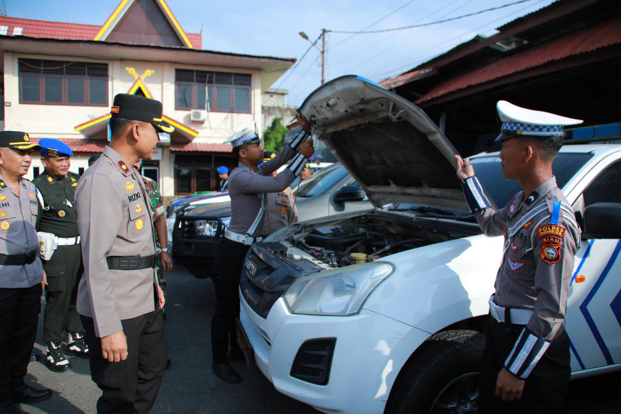 Jelang Ramadhan, Polres Inhil Razia Lalu Lintas Selama Dua Pekan