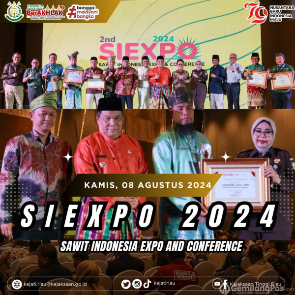 Wakil Kepala Kejaksaan Tinggi Riau Hadiri Kegiatan 2nd SIEXPO Tahun 2024