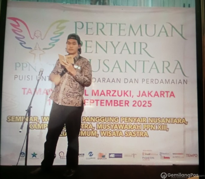 SH Fashawi Penyair Muda Kelahiran Bagansiapiapi Tampil Pada PPN XIII Di Taman Ismail Marzuki