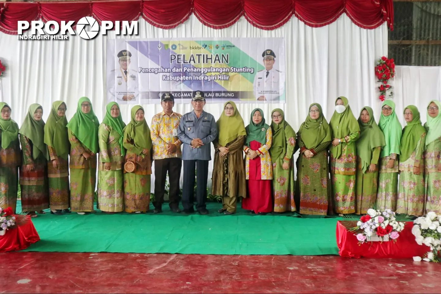 Bupati HM Wardan Buka Pelatihan Pencegahan dan Penanggulangan Stunting di Kec. Pulau Burung