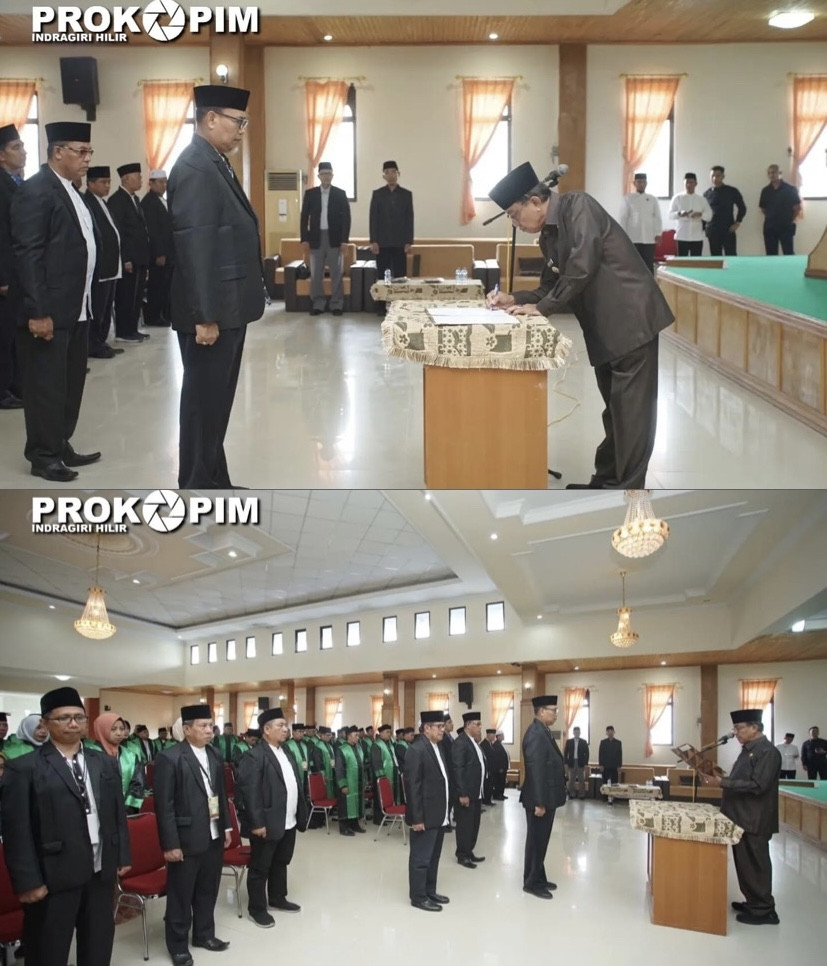 Bupati Wardan Lantik Dewan dan Majelis Hakim MTQ ke– 53 Inhil