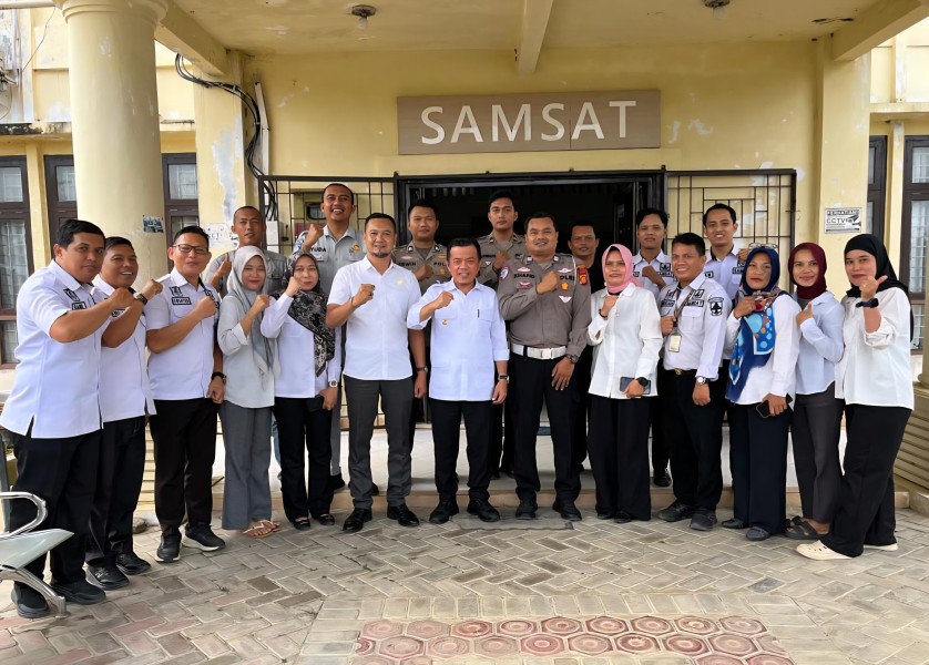 Al Haris Tinjau SAMSAT Tebo, Tekankan Pelayanan Nyaman, Inovasi Pajak, dan Integritas Petugas