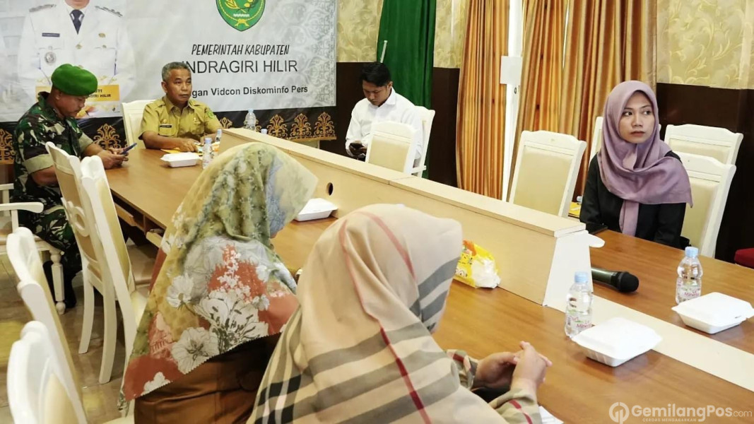 Pj Bupati Ikuti Rakoor Inflasi, Inhil Secara Nasional Termasuk Nomor 4 Kabupaten Terendah Inflasi