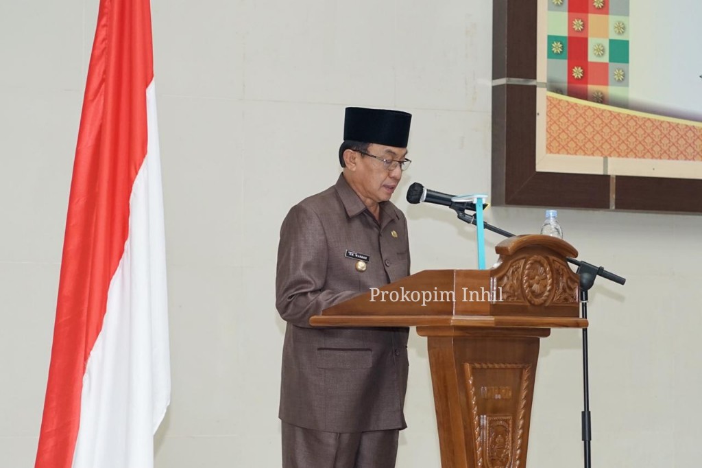 Bupati HM.Wardan Sampaikan Pidato Pengantar KUPA dan PPAS Perubahan APBD TH 2020 pada Rapat Paripurn