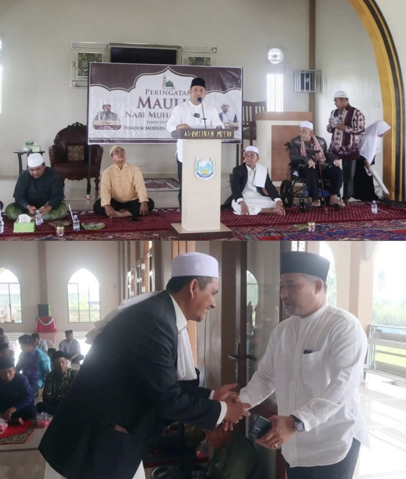 Bupati Inhil Hadiri Maulid Nabi di Pondok Modern Al-imtinan Putri