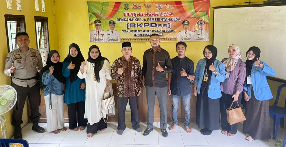 Pemdes Lubuk Besar Laksanakan Musdes Penyusunan RKP Desa Tahun 2024