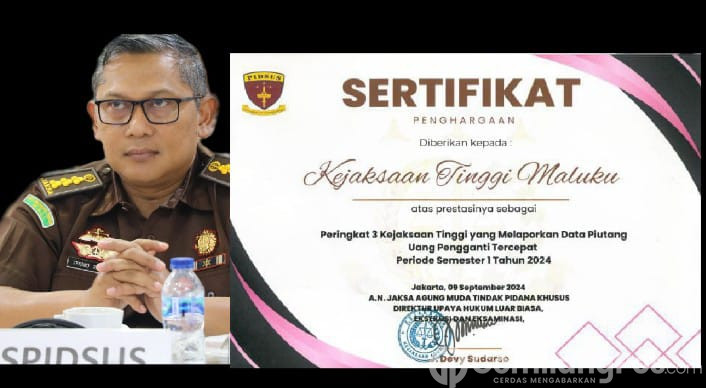TRIONO RAHYUDI TERIMA PENGHARGAAN TERBAIK III