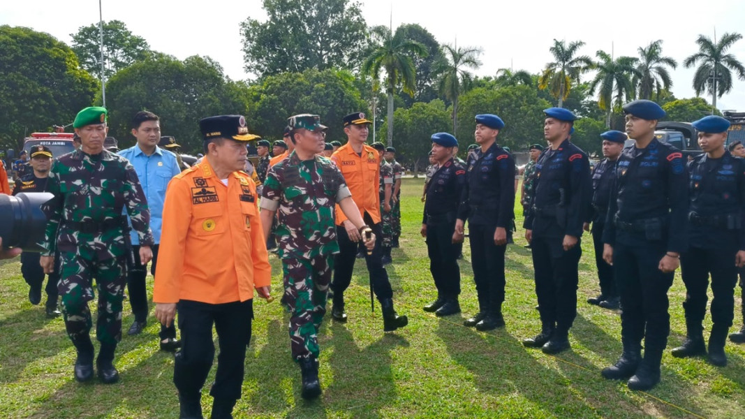 Respons Cepat dan Tanggap, Pesan Al Haris di Apel Kesiapsiagaan Bencana