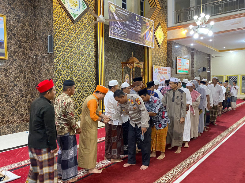 Kerendahan Hati Kapolsek Kateman Saat Laksanakan Pemilu Damai