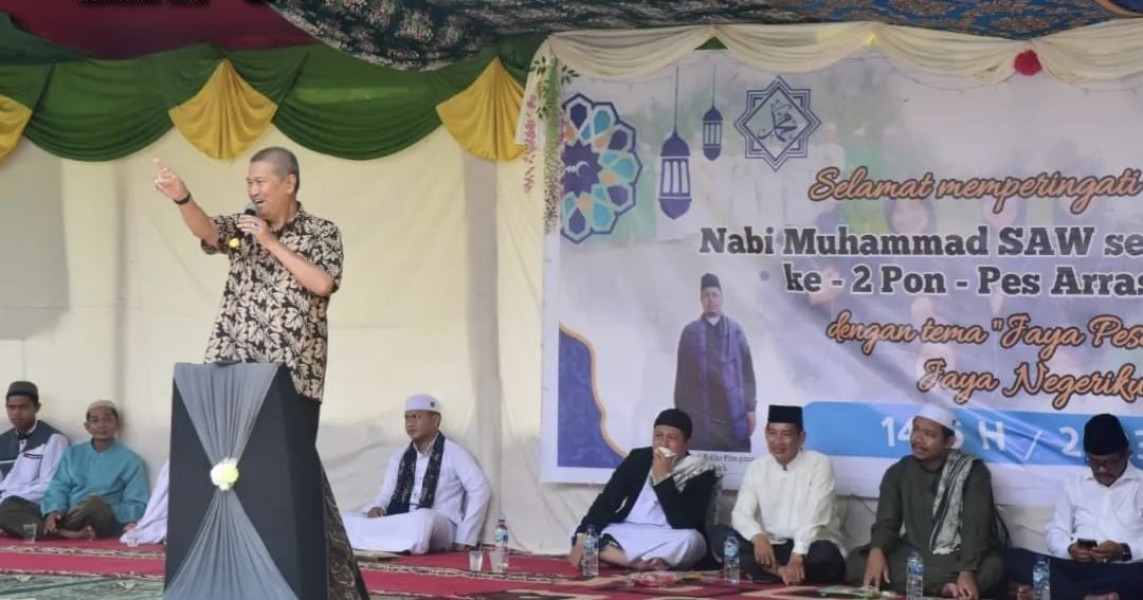 Wabup Syamsuddin Uti Hadiri Milad ke-2 Ponpes Arrasyidiyah