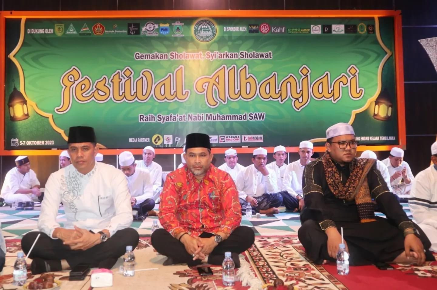 Bupati Inhil Hadiri Penutupan Festival Albanjari se-Inhil Tahun 2023