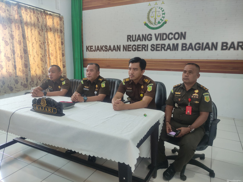 Plt. Kajari SBB Ikuti Vidcon MoU Antara Jaksa Agung RI, Kepolisian RI, KPK RI, BAPPISUS dan Kemendagri R