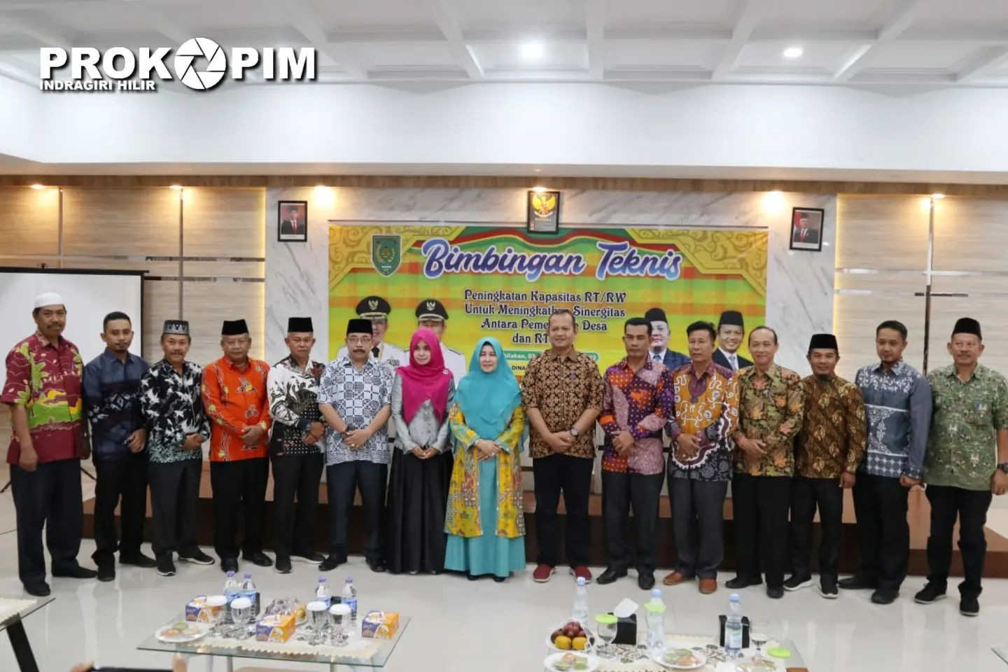 Tingkatkan Sinergitas Antar Pemdes dan RT/RW, DPMD Inhil Gelar Bimtek