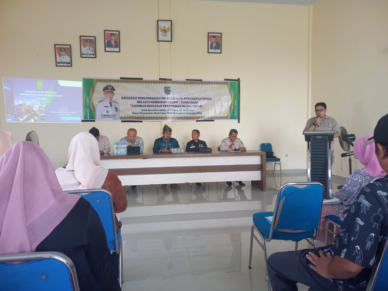 DPMPTSP Inhil Gelar Bimtek LKPM di Kecamatan Keritang