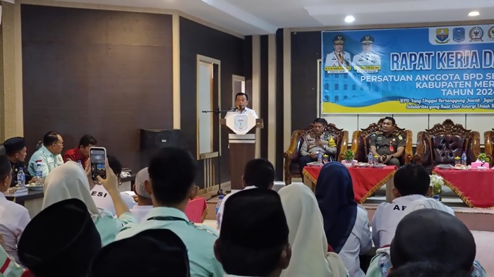 Rakerda PABPDSI Merangin, Al Haris: Kerjasama BPD dan Kades Kunci Pembangunan Desa yang Efektif