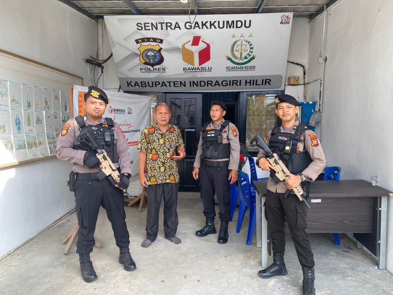 Personil Polres Inhil Laksanakan Patroli Harkamtibmas