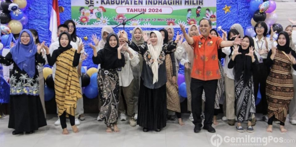 Pj Bupati Inhil Kukuhkan Pengurus Forum Anak  & Duta Anak Kabupaten Indragiri Hilir Tahun 2024
