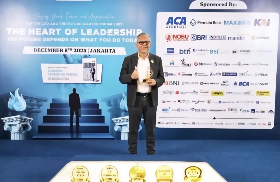 Bank Jambi Raih Penghargaan Top 100 CEO 2025, Wujud Kepemimpinan Visioner dalam Transformasi Daerah