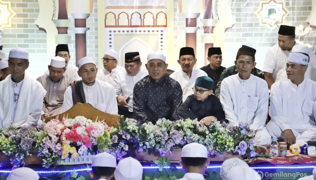 Sambut Ramadhan Pj Bupati Herman Hadiri Haul Syekh Abdurrahman Siddiq di Ponpes Daarul Ishlah Mumpa